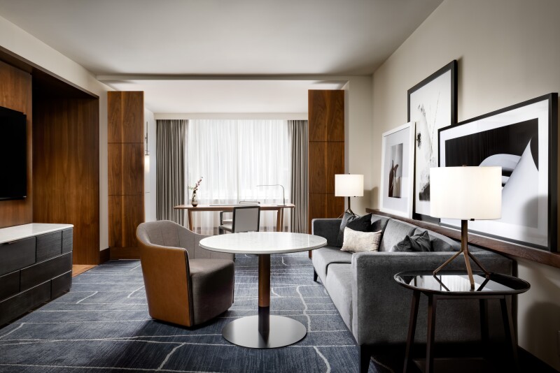 A Deluxe Corner Suite at the Park Hyatt Toronto