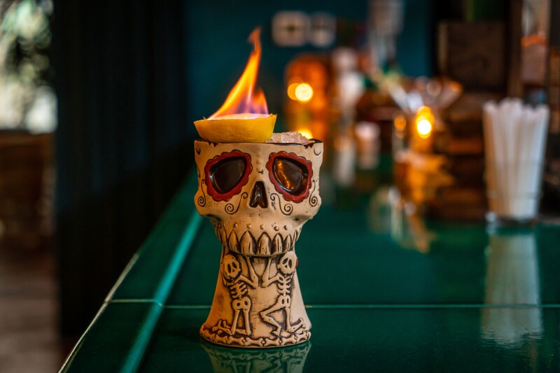 “Vaya Con Tiki” at The Polynesian features multiple rums infused with coconut African redbush.