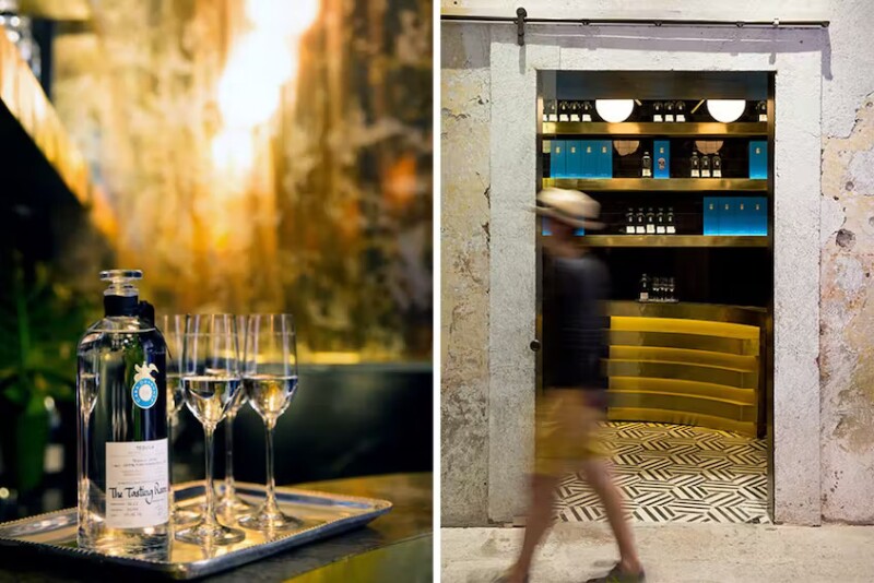 The Casa Dragones Tequila Tasting Room provides an intimate opportunity to sample its premium tequilas.