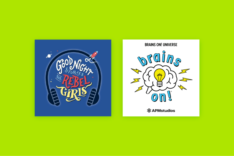 Among the top podcast for kids are two that place girls firmly at the center, including Good Night Stories for Rebel Girls and the Story Seeds Podcast.