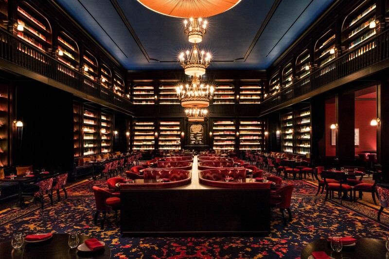 Inside the NoMad Restaurant in Las Vegas