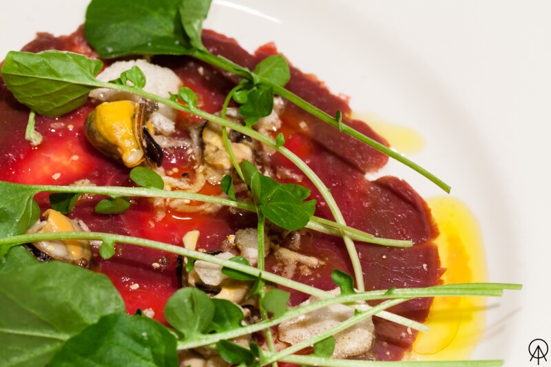 Caribou carpaccio