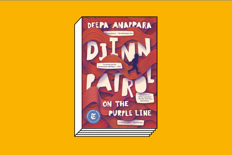 Cover of Djinn Patrol on the Purple Line by Deepa Anappara