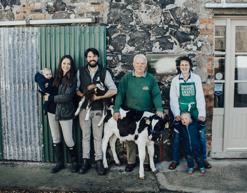 The family owners at Ballycastle Broughgammon Farm