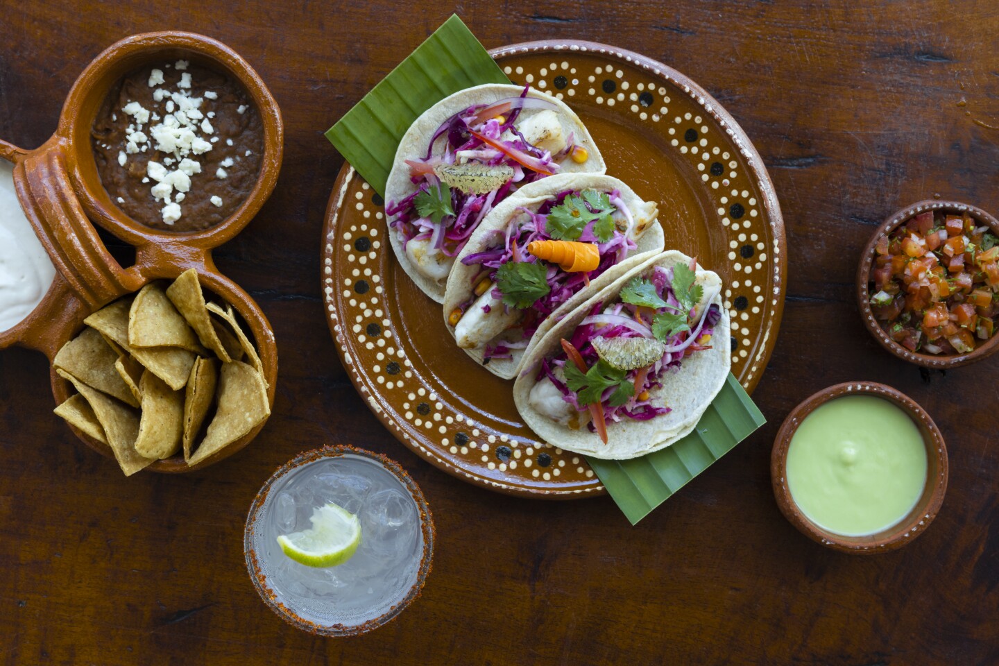 Fish tacos at Hyatt Zilara Cancun’s Punta Vista Restaurant
