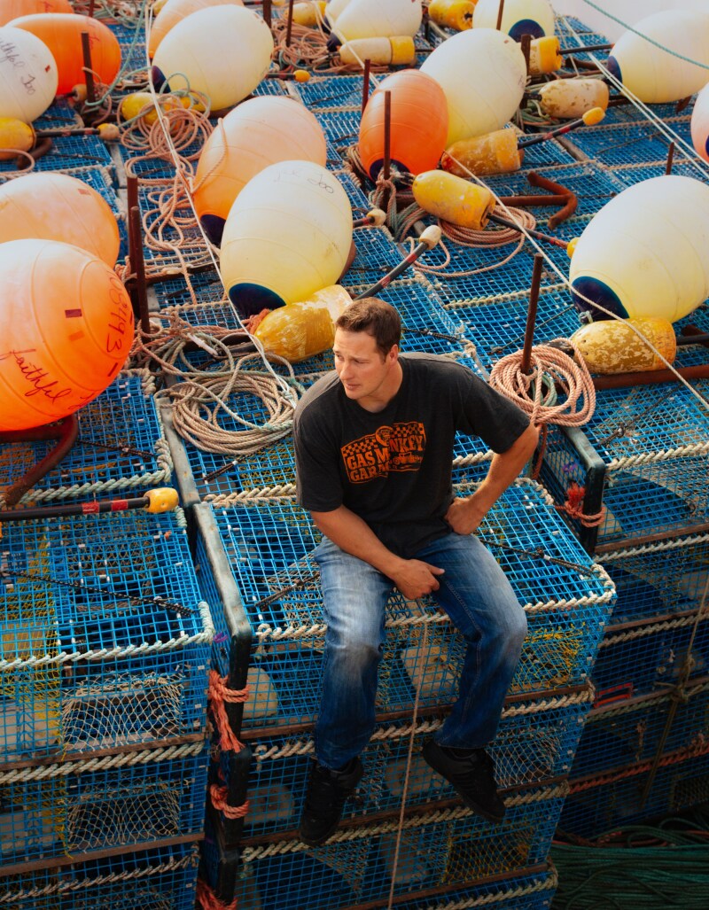 A lobster fisherman in New Brunswick