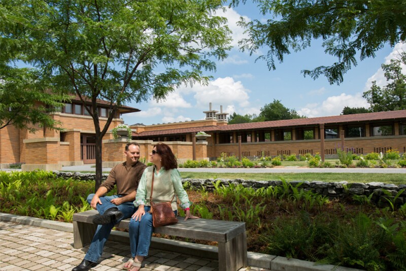 Set on a 1.5-acre site in Buffalo’s Parkside neighborhood, the Frank Lloyd Wright-designed Darwin Martin House is a National Historic Landmark.