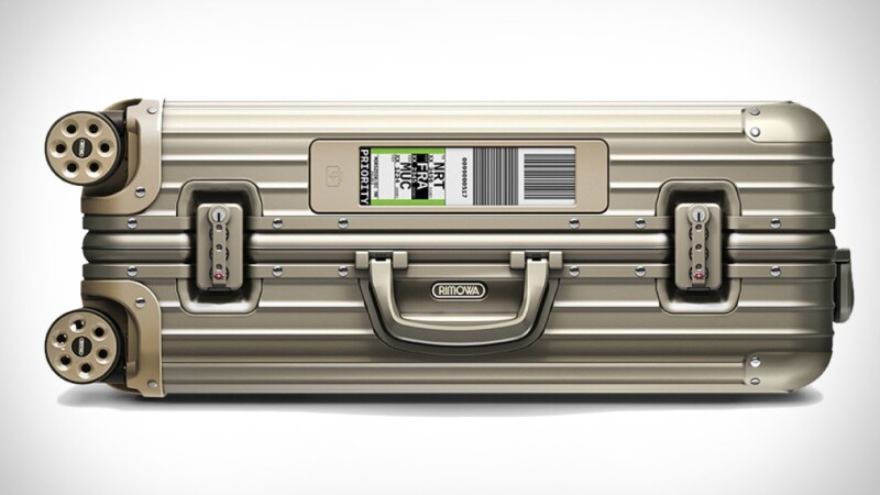 The app-connected digital luggage tag on Rimowa's line of cases puts them on the no-fly list.