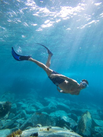 The BVI offers memorable snorkeling and diving.