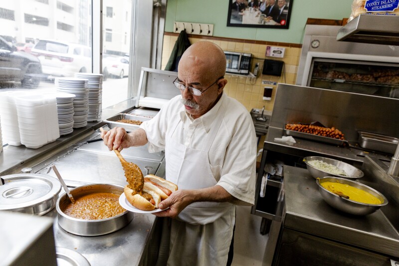 Detroit recording artist Ty Farris recommends Lafayette Coney Island.