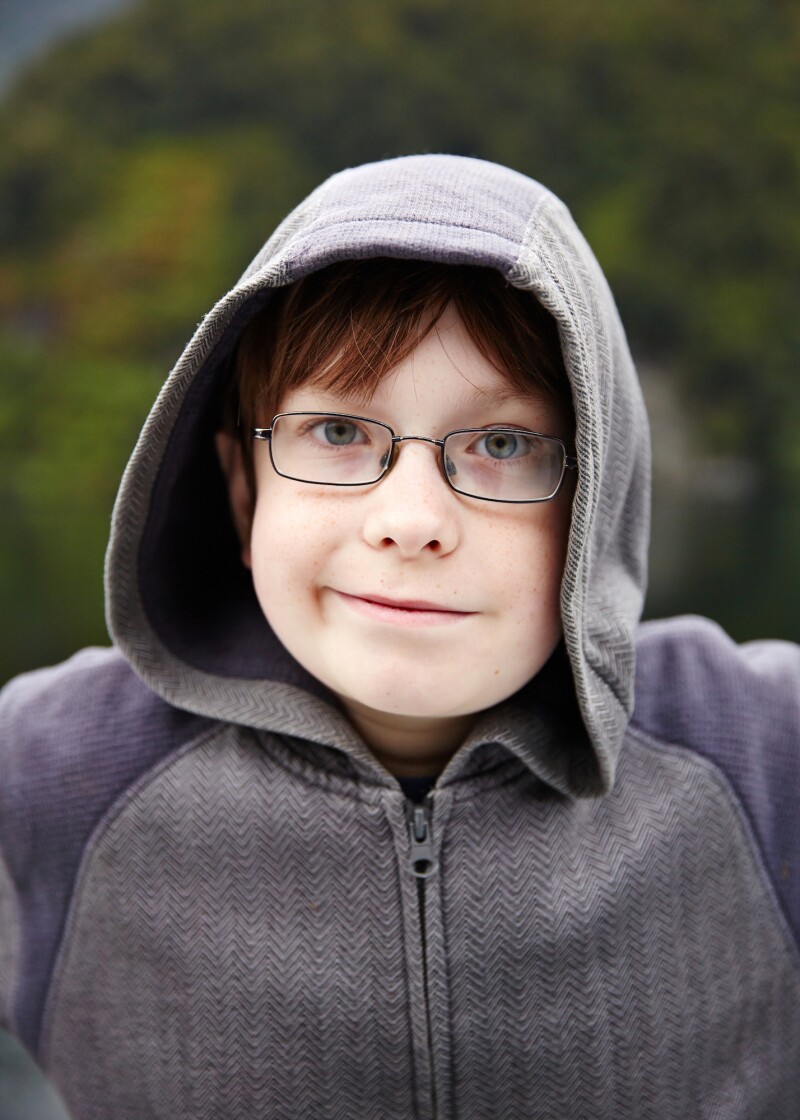 11-year-old Angus also goes by “Kidbot.”