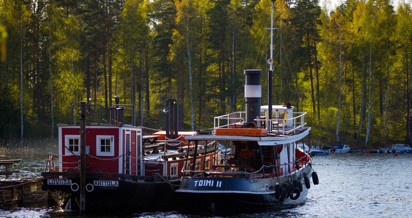 Steamboats in Mikkeli