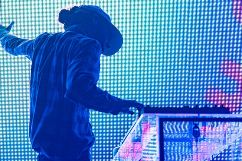 French music producer and artist Madeon (given name Hugo Pierre Leclercq) performs at the Danforth Music Hall on tour supporting his latest album, Good Faith.