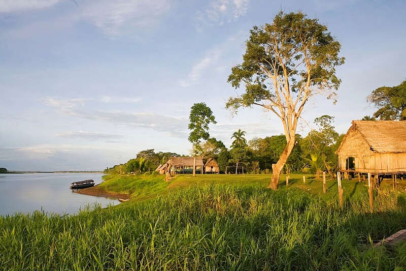 A village near the Amazon River