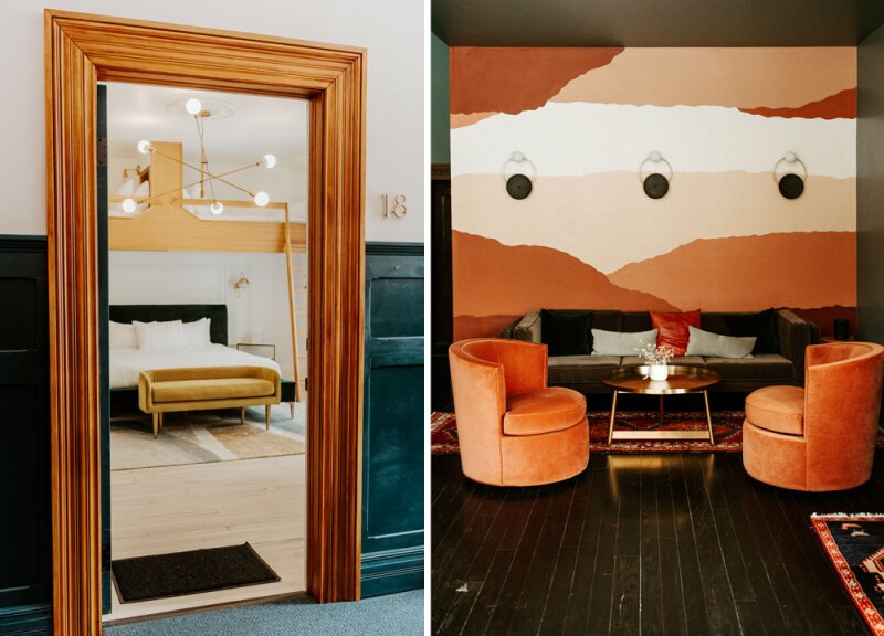 The Wyman eschews mountain kitsch for an almost Scandi-sleek style.