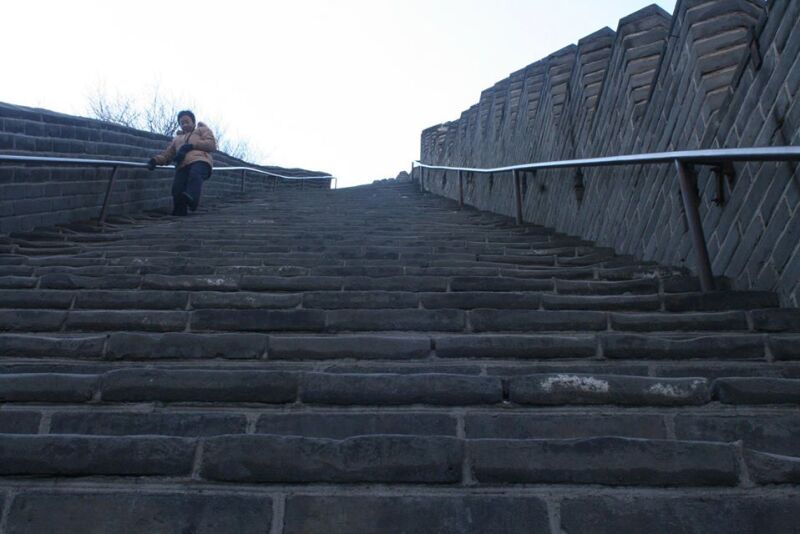 The Great Wall is steeper than you may think.