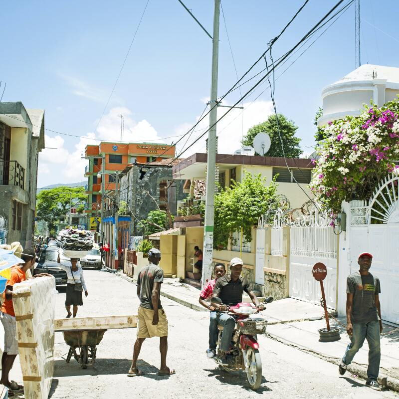 The streets of Jacmel