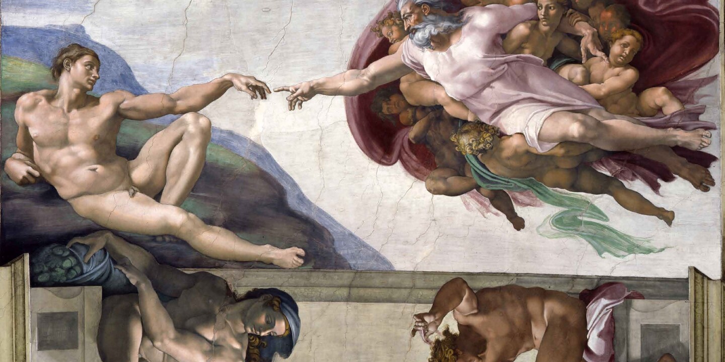 El boceto de la Capilla Sistina de Michelangelo se ve en los Estados Unidos El boceto de la Capilla Sistina de Michelangelo se ve en los Estados Unidos