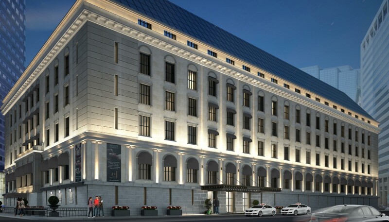 The Langham Boston is in the former Federal Reserve Bank of Boston.