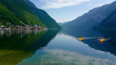 Kayaking along the Danube