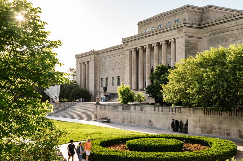 Once you’re done inside the Nelson-Atkins, spend some time wandering the massive sculpture park.