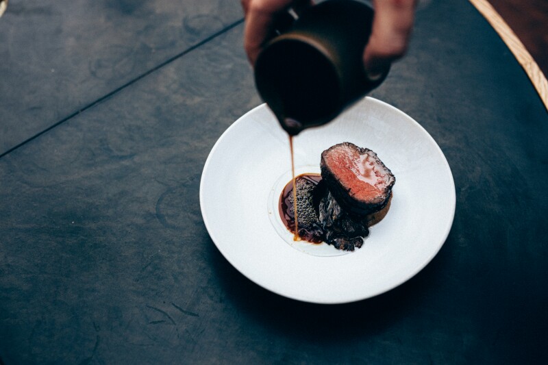 Alouette serves a five-course menu that starts at about $170 per person