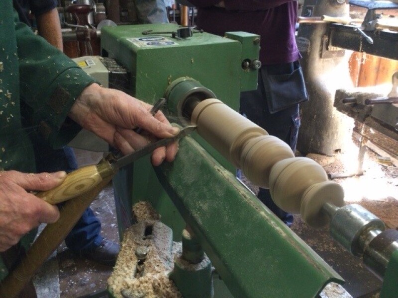 Wood turning with a master craftsman