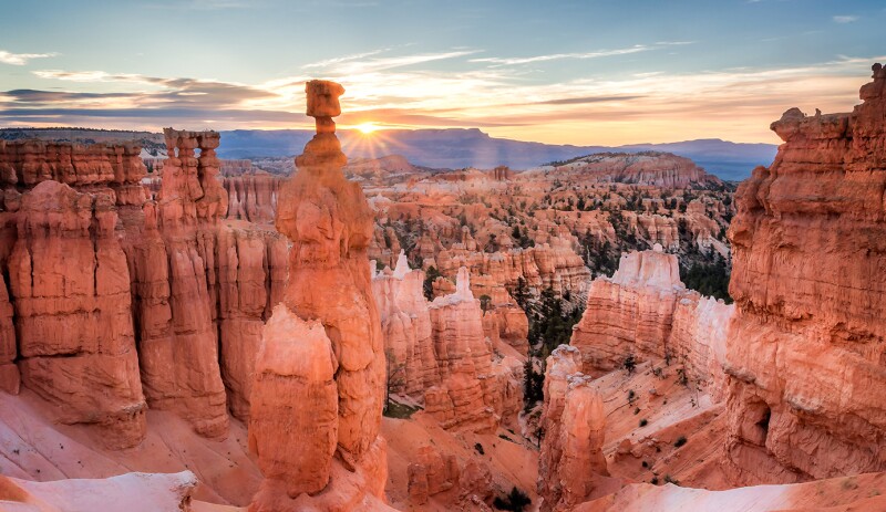 Sunrise over Bryce Canyon