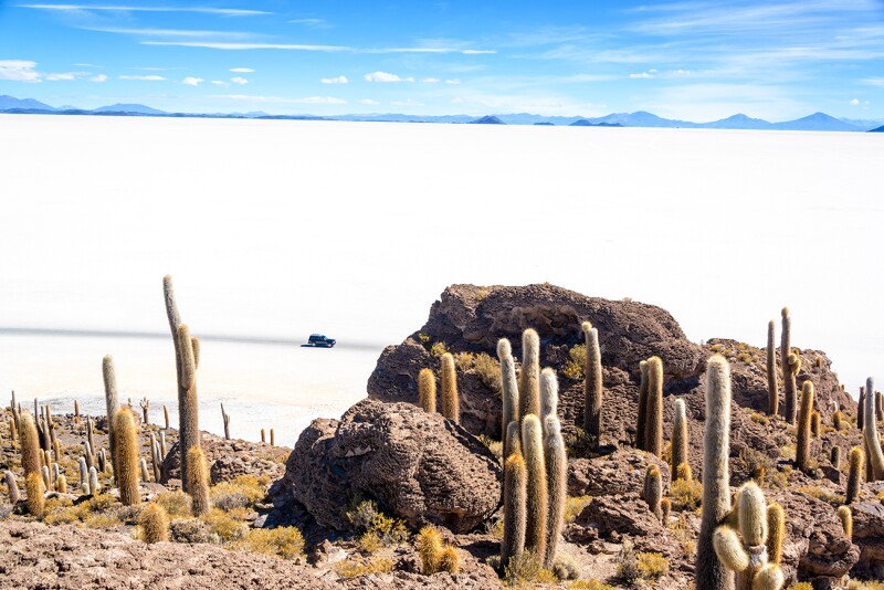 Glamp under the stars with the salt flats as your backdrop.