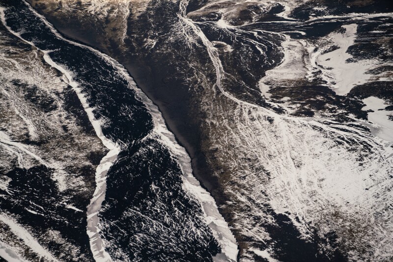 In the Aleutians, high winds, heavy rainfall, and dense fog are near constant. “Even during our visit in March, signs of winter still lingered,” Burkard says.