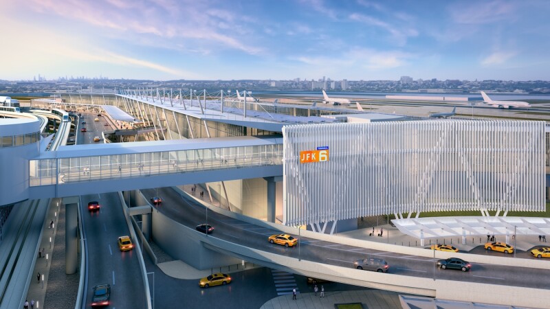 A rendering of JetBlue's plans for a new Terminal 6.