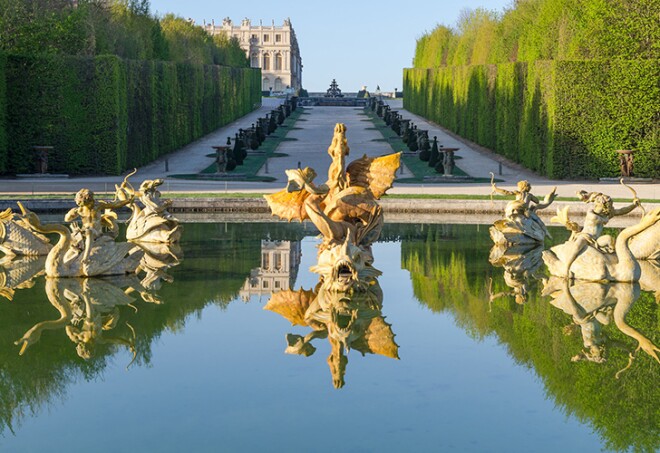 Fountain in the Garden of Versailles, France