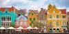 Colourful rows of houses in the Punda district, trading arcade, historic buildings in the Dutch Caribbean colonial style along the waterfront, a UNESCO World Heritage Site, Willemstad, Curacao, Lesser Antilles, former Netherlands Antilles, Caribbean