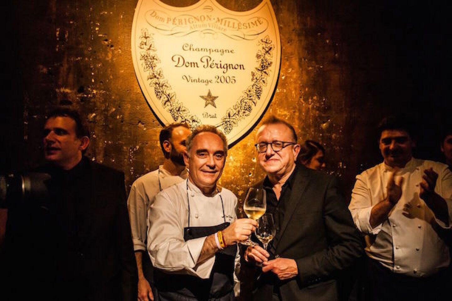 Ferran Adria and Richard Geoffroy at "This Is Not a Dinner"