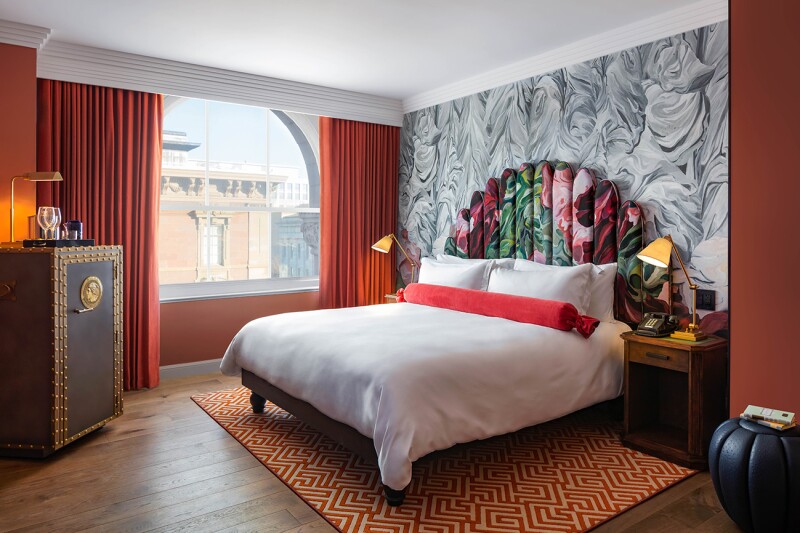 At Riggs Washington D.C., nab a craft cocktail at Silver Lyan and then lounge in one of the First Lady–inspired rooms.