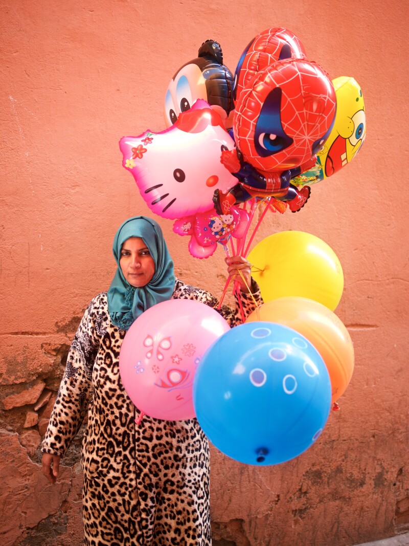 Touria Moutalib, Balloon Seller