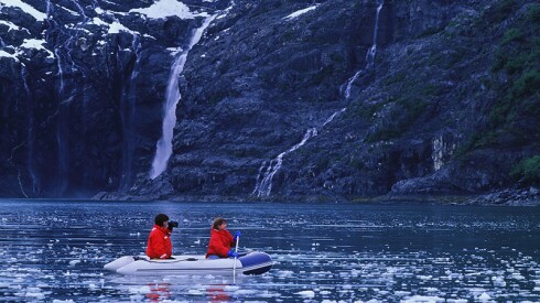 Rafters In Blackstone Bay Icebergs Southcentral Ak