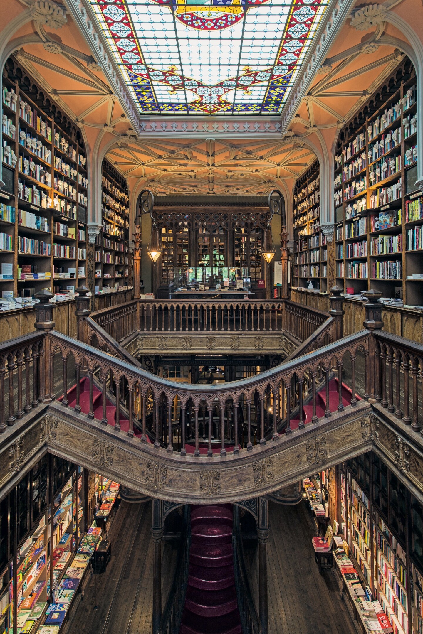 Portugal’s Livraria Lello—the bookstore many believe was the inspiration for Hogwarts in Harry Potter—is considered one of the world’s most beautiful bookstores.