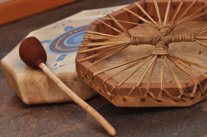 Drum-making classes with Ka'wat'si Tours offer insights into the cultural significance of the instrument