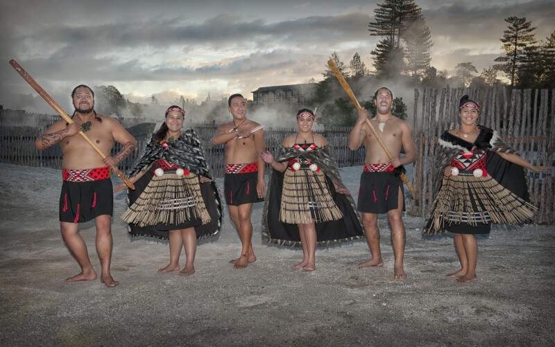 Kapa haka, or performing arts, are a key part of the village’s model of sustainable tourism.