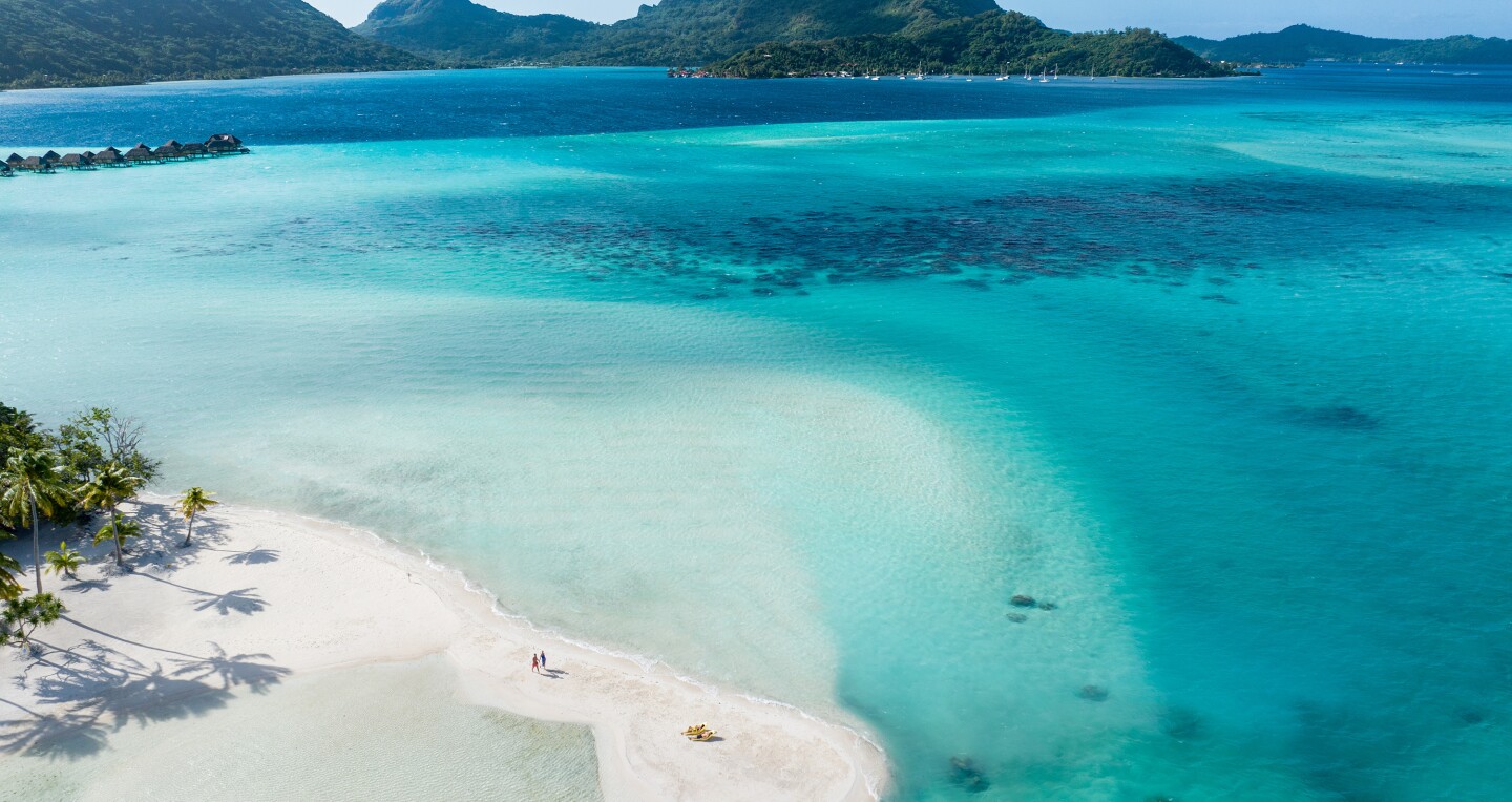 Aerial of Motu Mahana