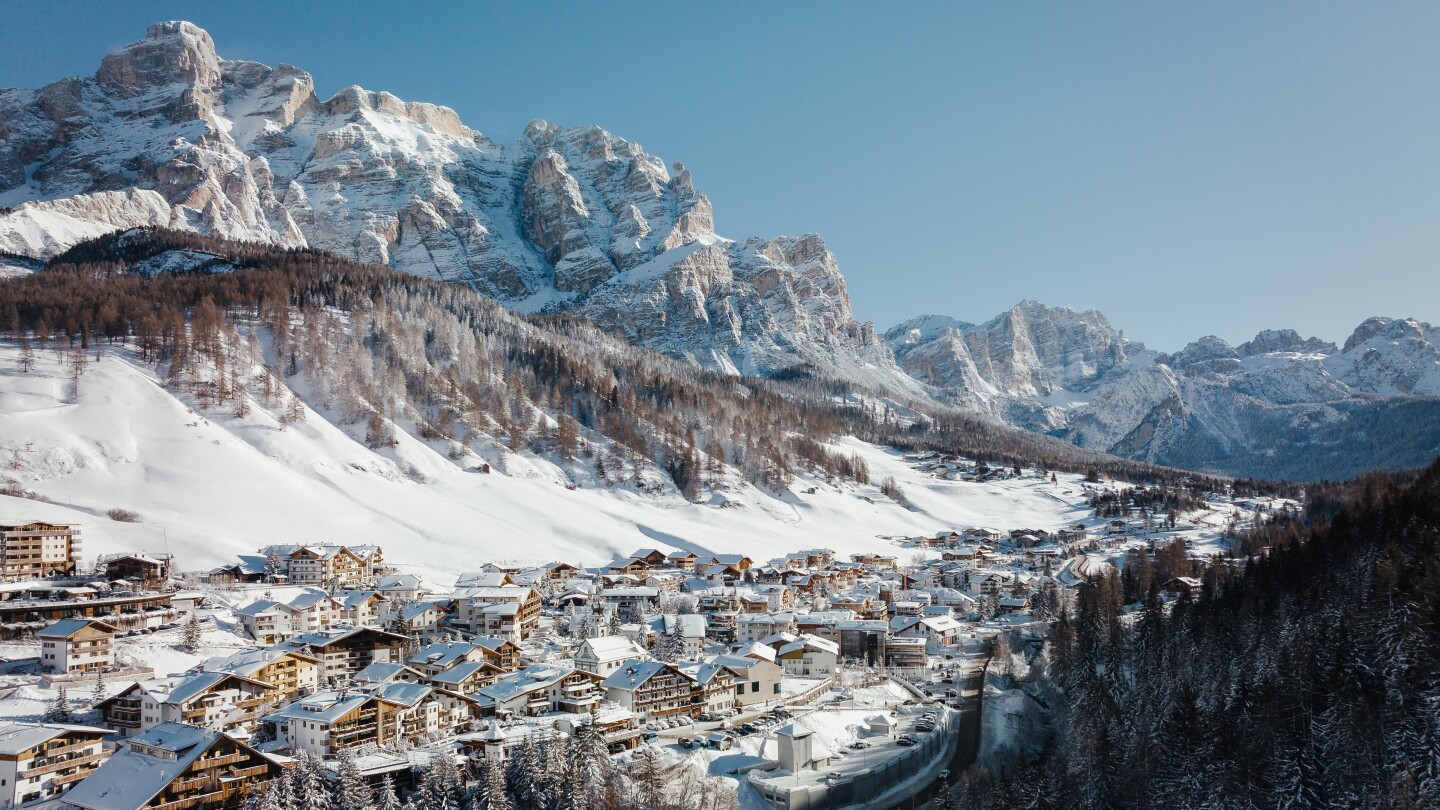 Aman Rosa Alpina is set within the village of San Cassiano.