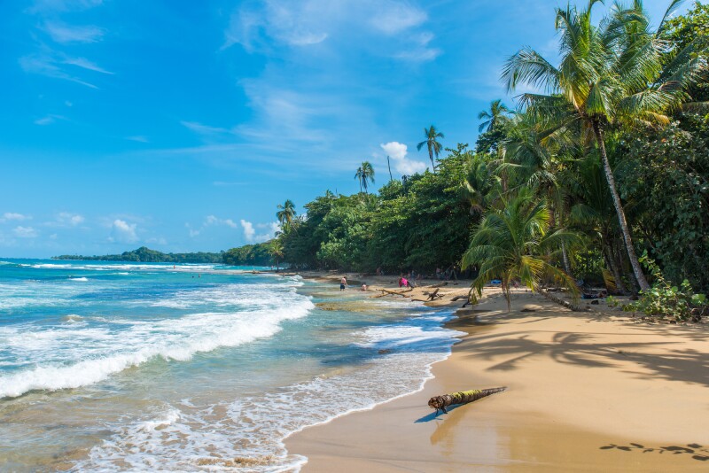 Playa Chiquita is a secluded beach on the Caribbean side of Costa Rica.