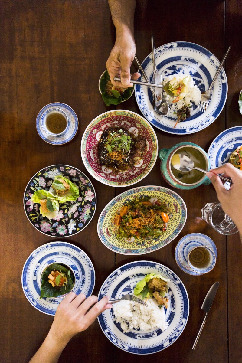 Typical Malaysian cuisine blends a mix of Chinese, Indian, and Polynesian ingredients. Over the centuries, Malaysian food has been influenced by European flavors as well.