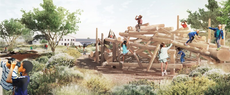 Once finished, the Tunnel Tops project will have three acres of play space for kids.