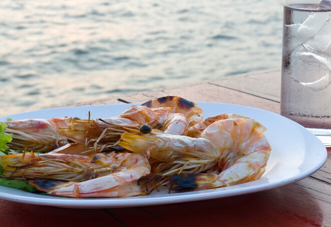 Grilled shrimp