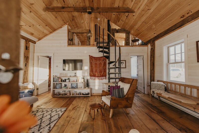 Schoolhouse Farm Cottage in Shaftsbury, Vermont.