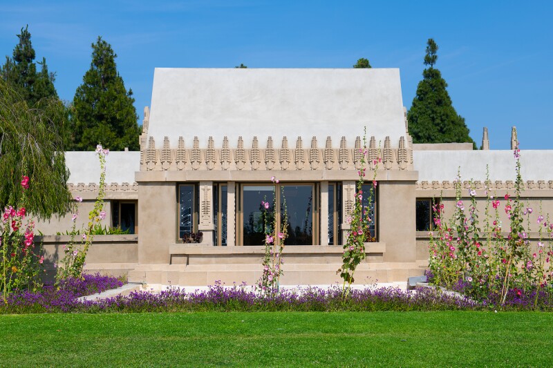 Hollyhock House is the first UNESCO site in Los Angeles.