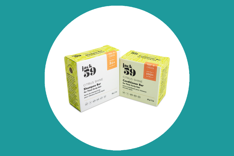 Skip the tiny plastic bottles and opt for solid shampoo and conditioner.