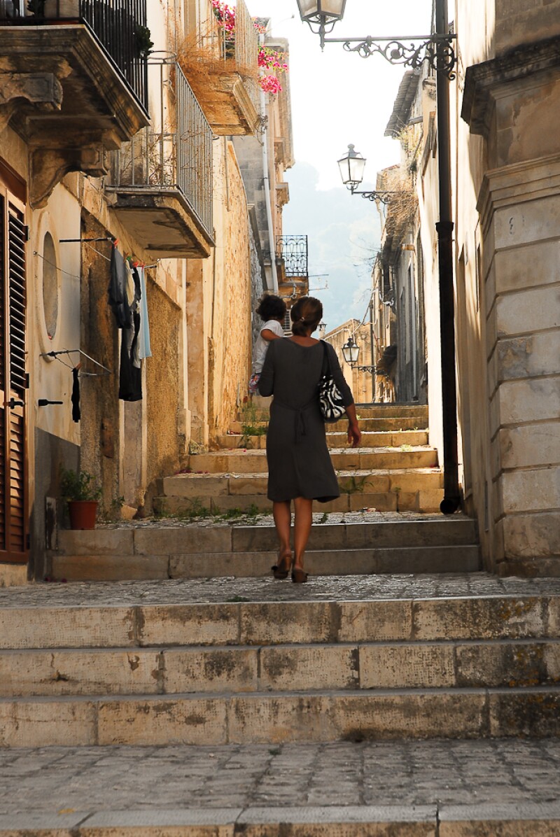 The small town of Scicli, just outside Ragusa, retains a slow pace that offers a real glimpse of traditional Sicilian life.